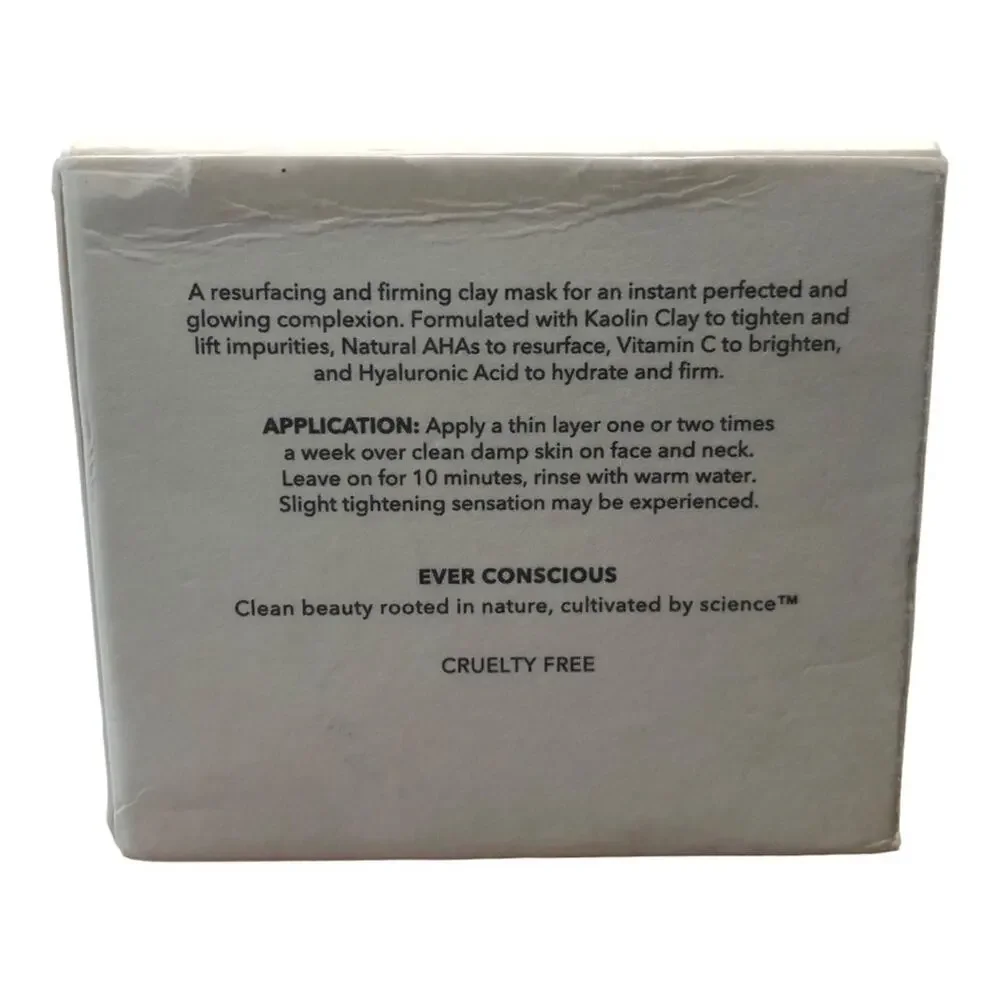 EVER RADIANT Resurfacing And Firming Clay Mask Hyaluronic Acid Vitamin C
